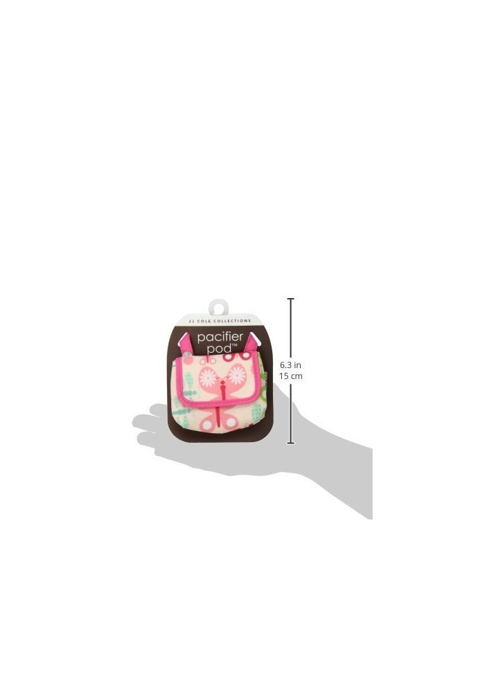Jj Cole Pacifier Pod, Pink Flutter - Image 3